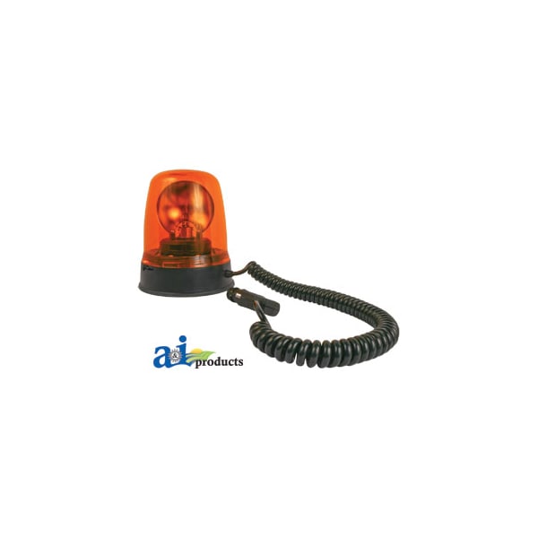 Rotating Beacon, Amber, Magnetic Base 7.1" x7" x9.9"